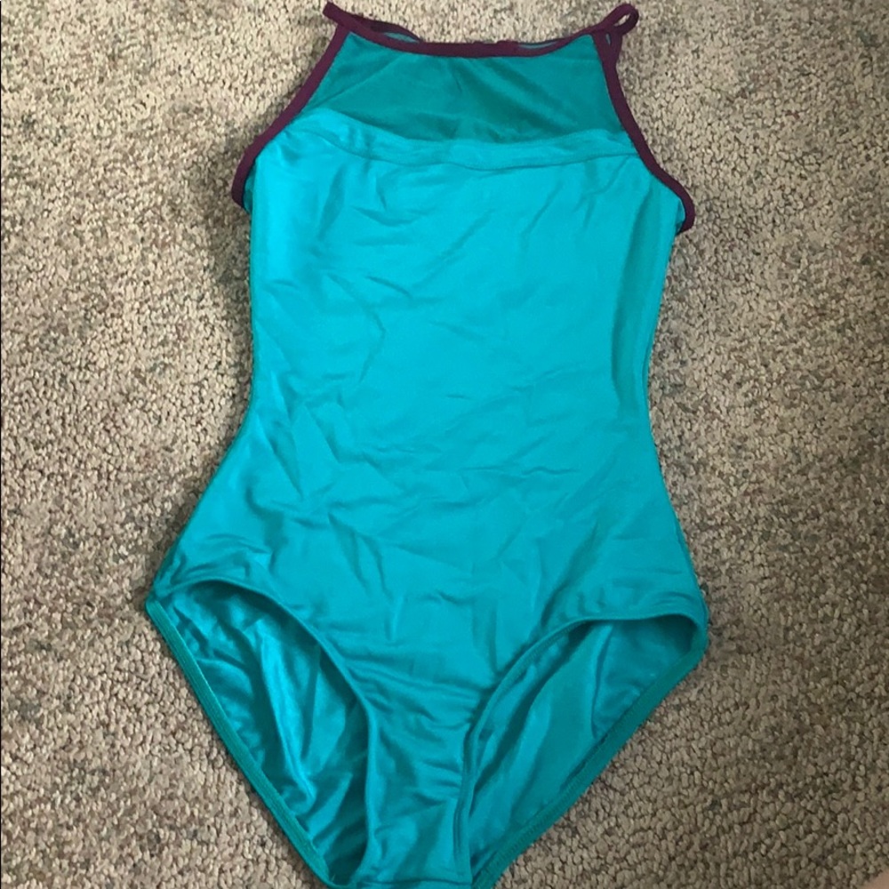 FLASH SALE Teal and Purple Mariia Leotard
